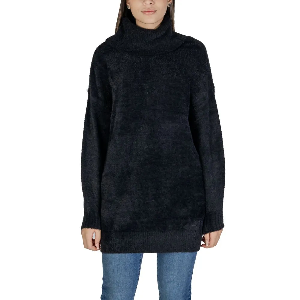 Only Women's Black Nylon Sweater