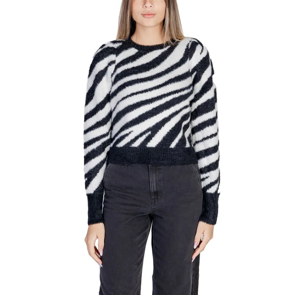 Only Women's Black Nylon Sweater