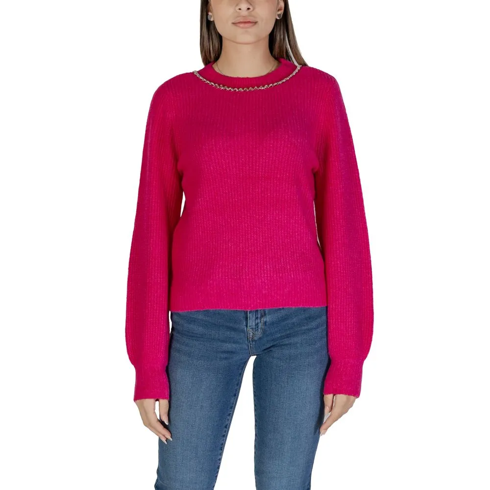 Only Women's Pink Recycled Polyester Sweater