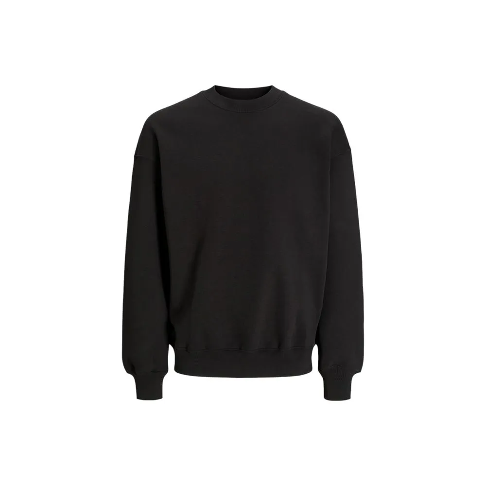 Jack Jones Men's Black Cotton Sweater