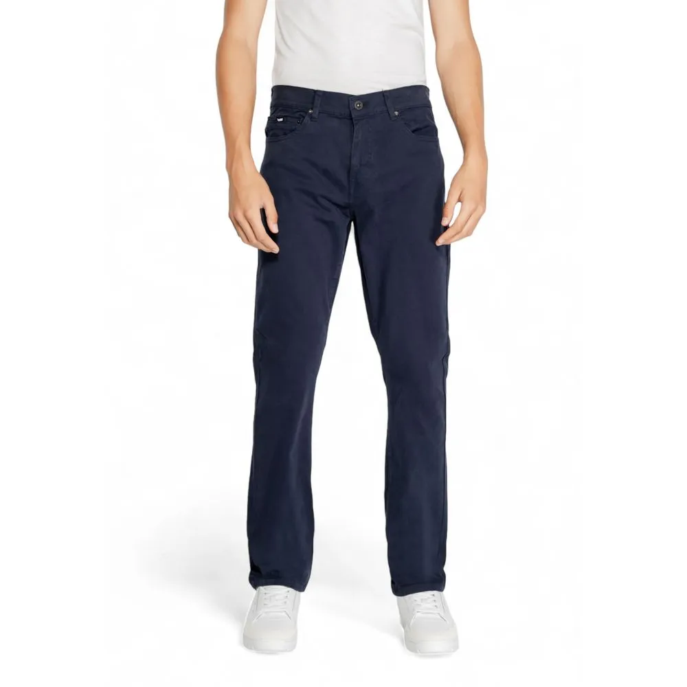 Gas Men's Blue Cotton Jeans & Pant
