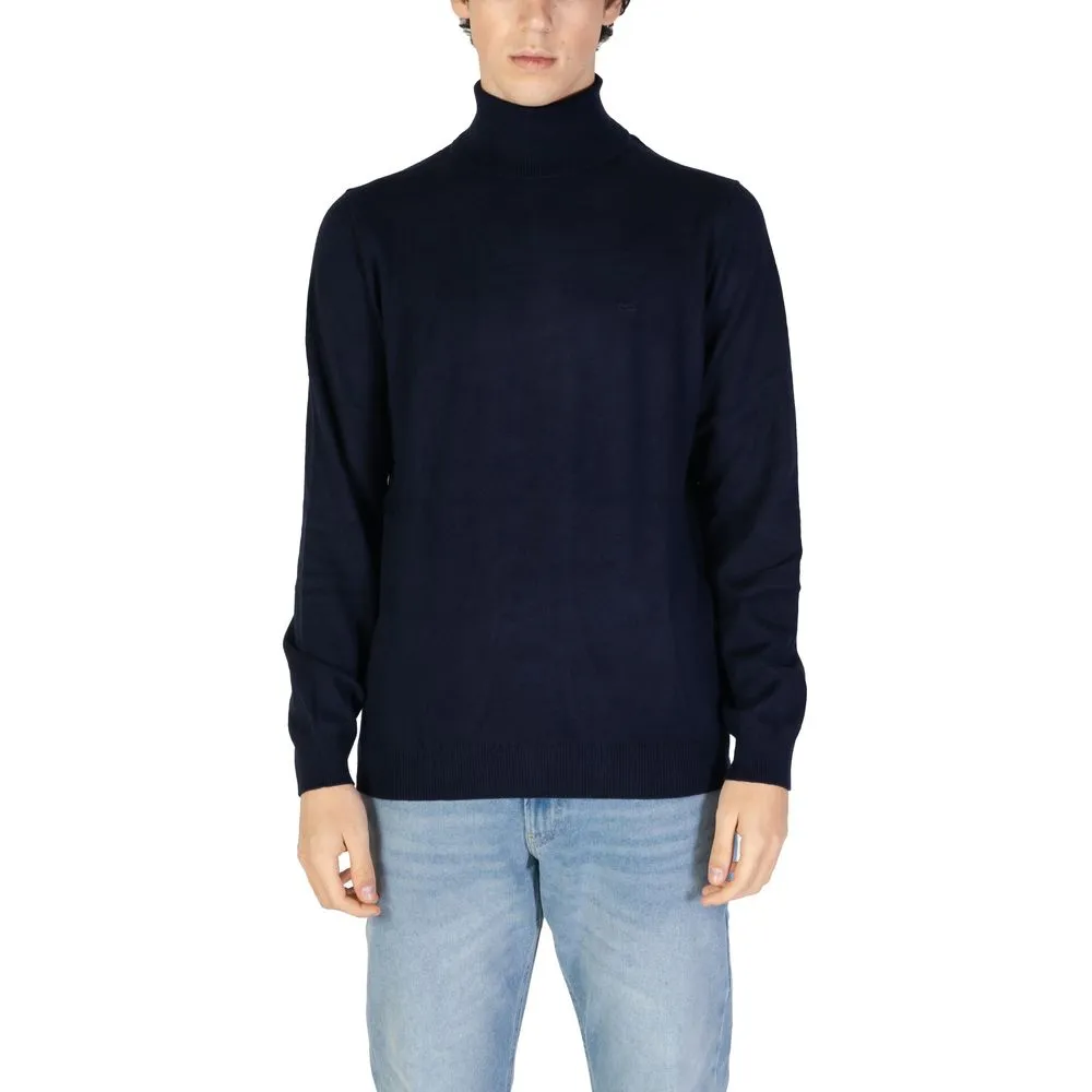 Gas Men's Blue Cotton Sweater