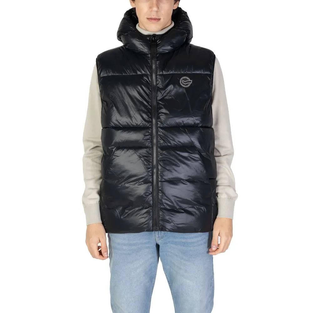 Gas Men's Black Polyamide Jacket