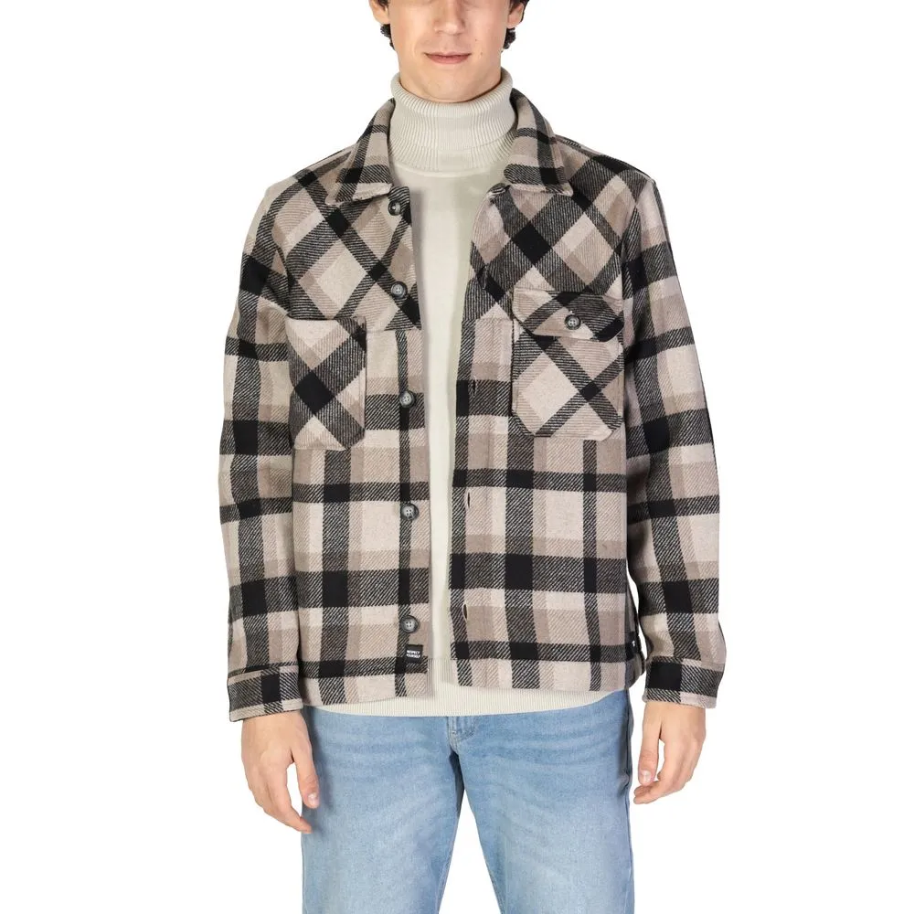 Gas Men's Beige Polyester Shirt