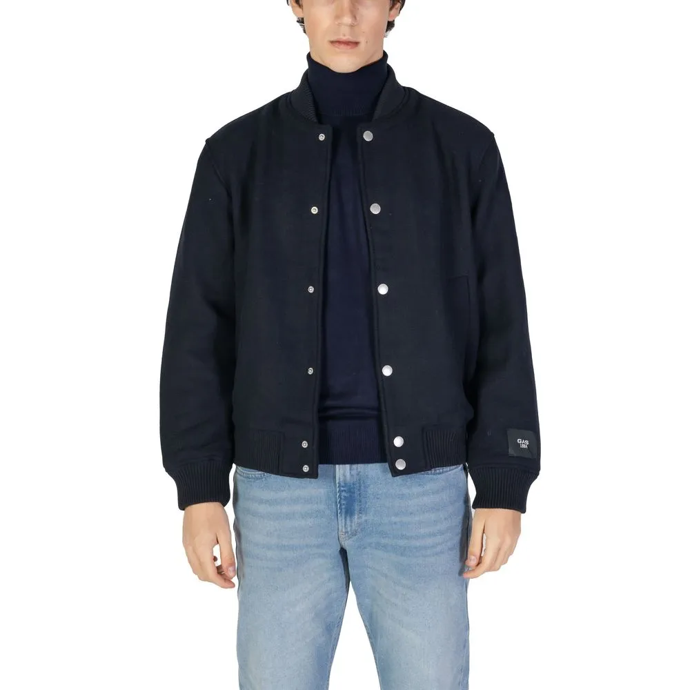 Gas Men's Blue Polyester Jacket