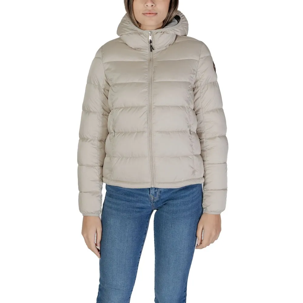 Napapijri Women's Beige Polyamide Jackets & Coat