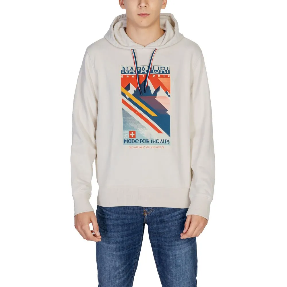 Napapijri Men's Beige Cotton Sweater