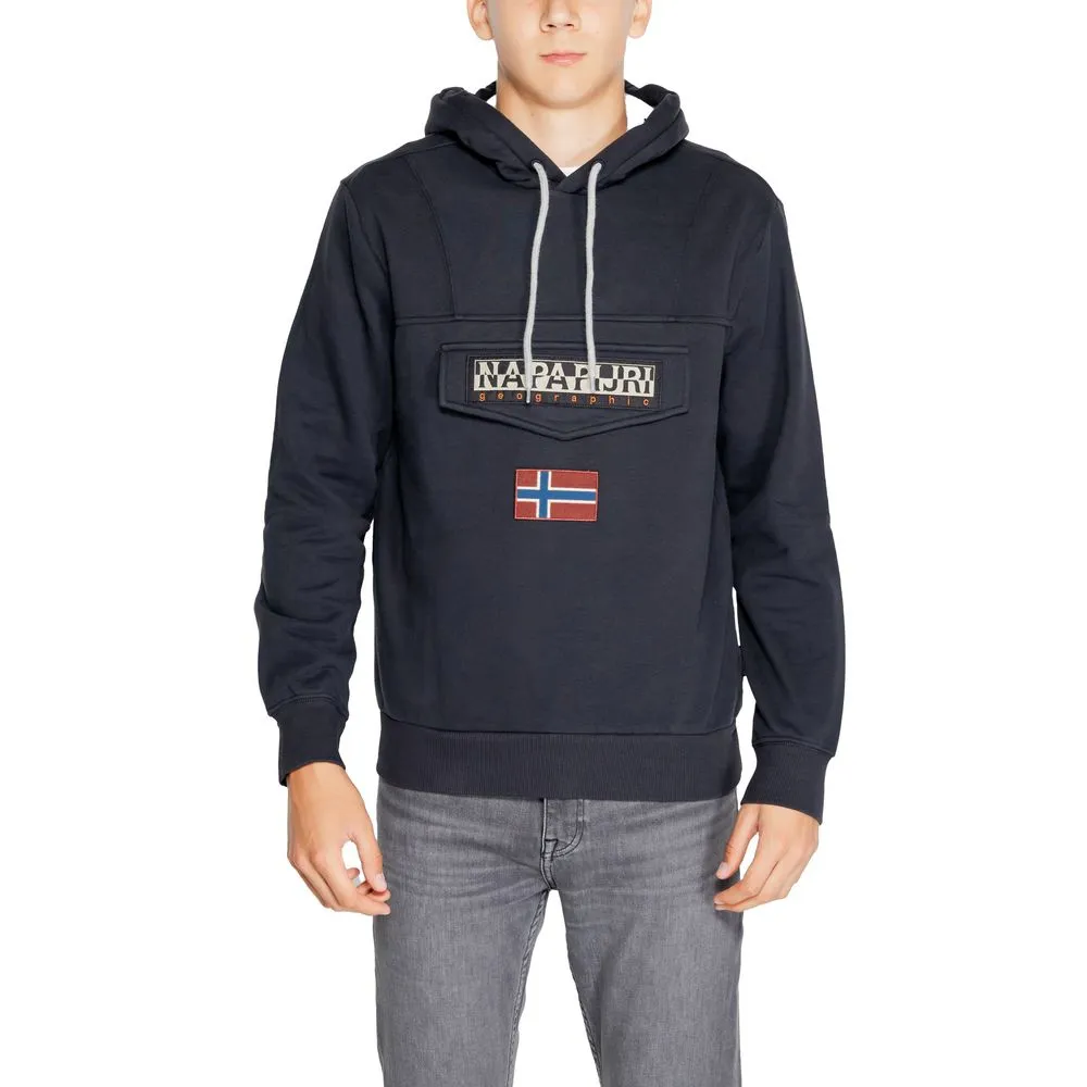 Napapijri Men's Black Cotton Sweater