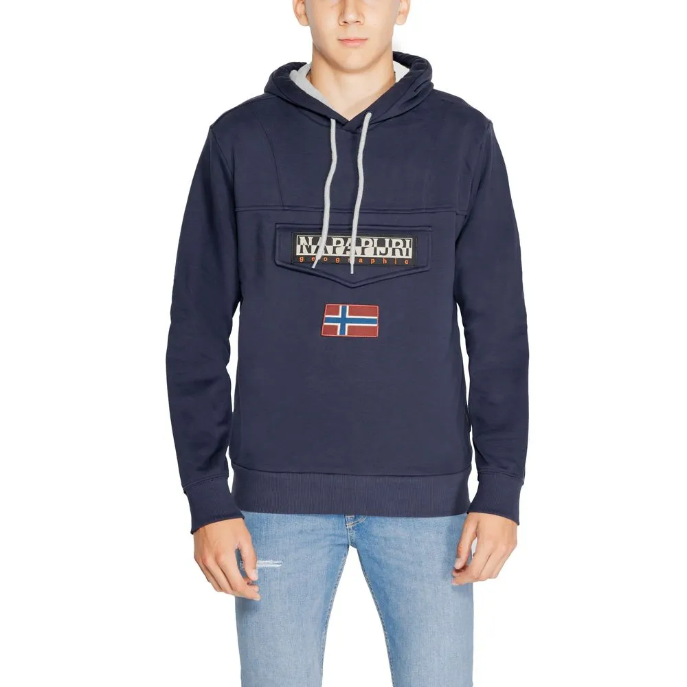 Napapijri Men's Blue Cotton Sweater