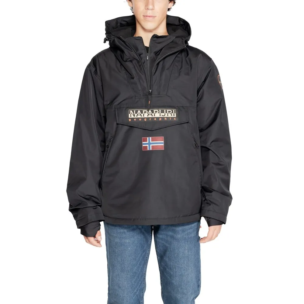 Napapijri Men's Black Polyester Jacket