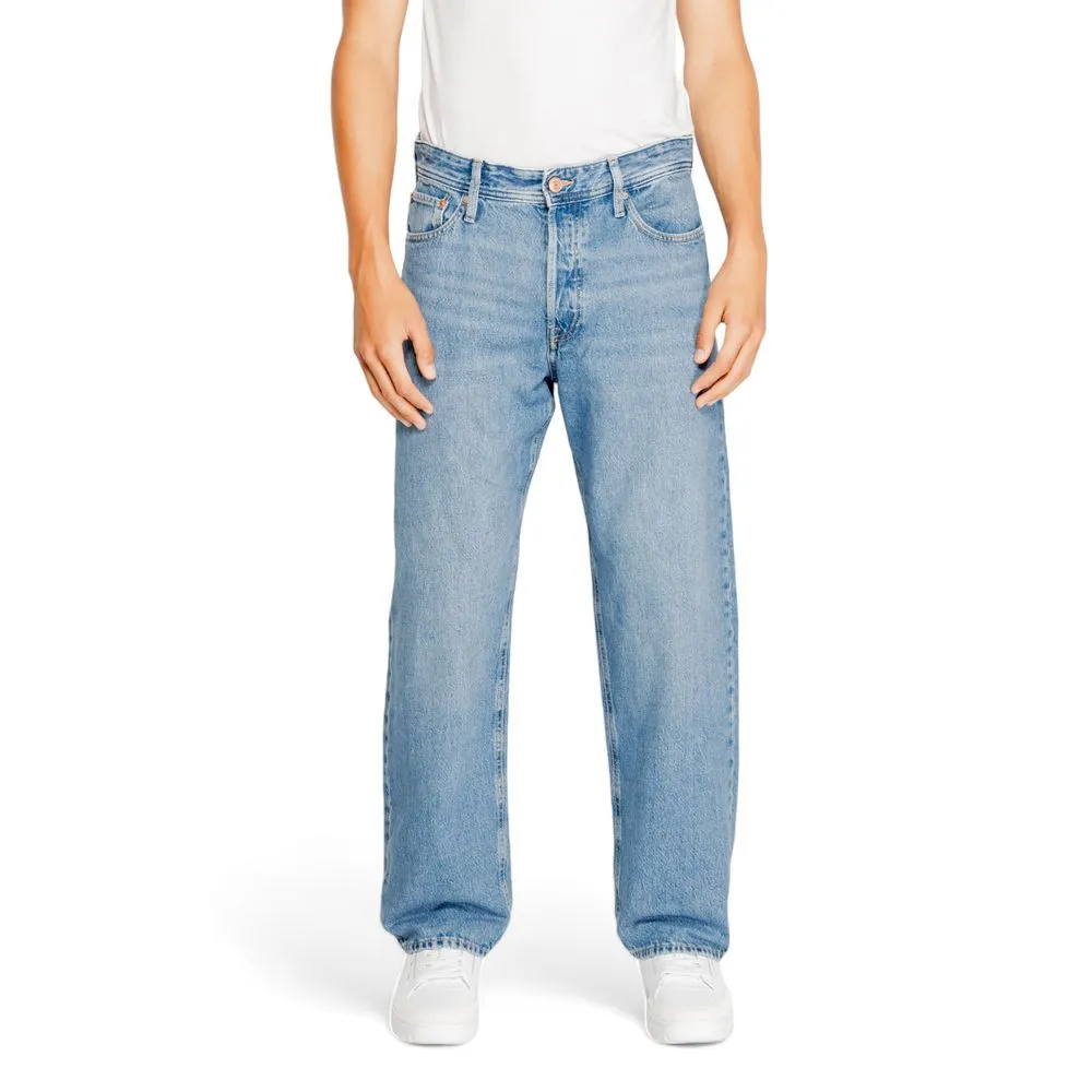 Jack Jones Men's Blue Cotton Jeans & Pant