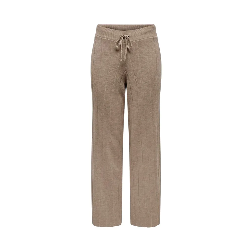 Only Women's Beige Acrylic Jeans & Pant