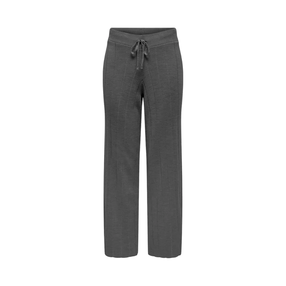 Only Women's Gray Acrylic Jeans & Pant