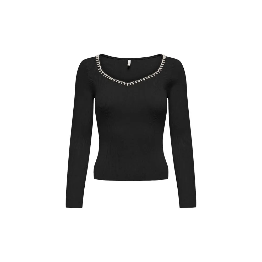 Only Women's Black Viscose Sweater