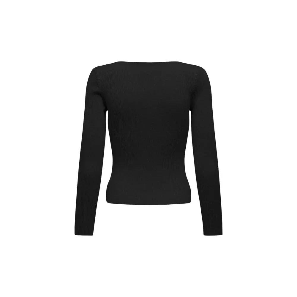 Only Women's Black Viscose Sweater