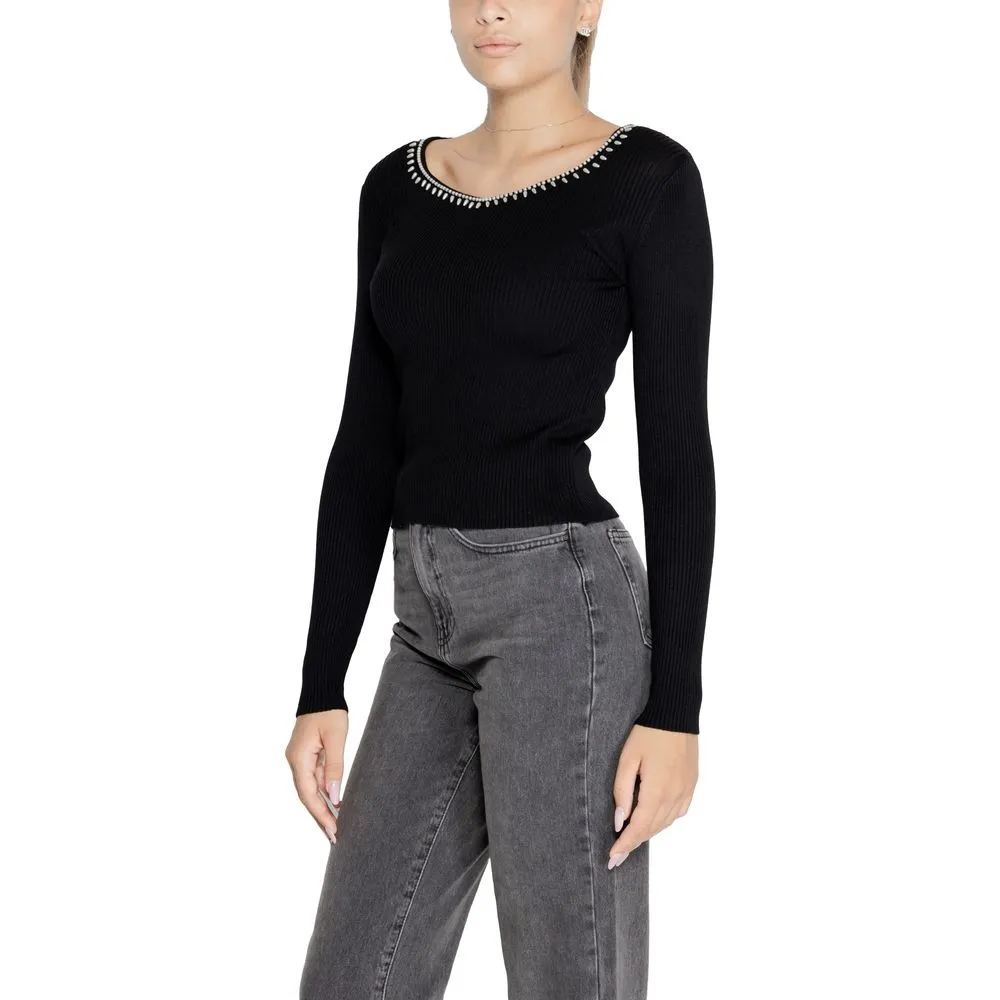 Only Women's Black Viscose Sweater
