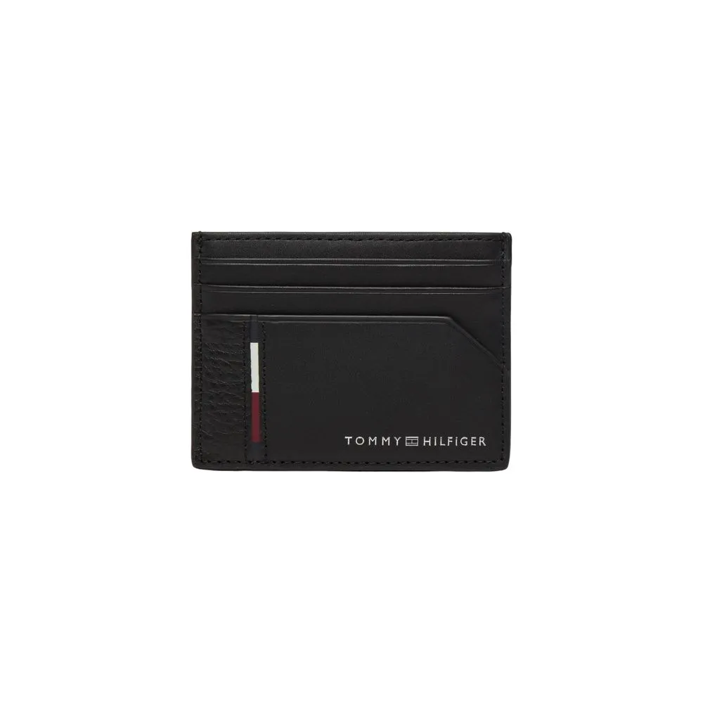 Tommy Hilfiger Men's Black Leather Wallet