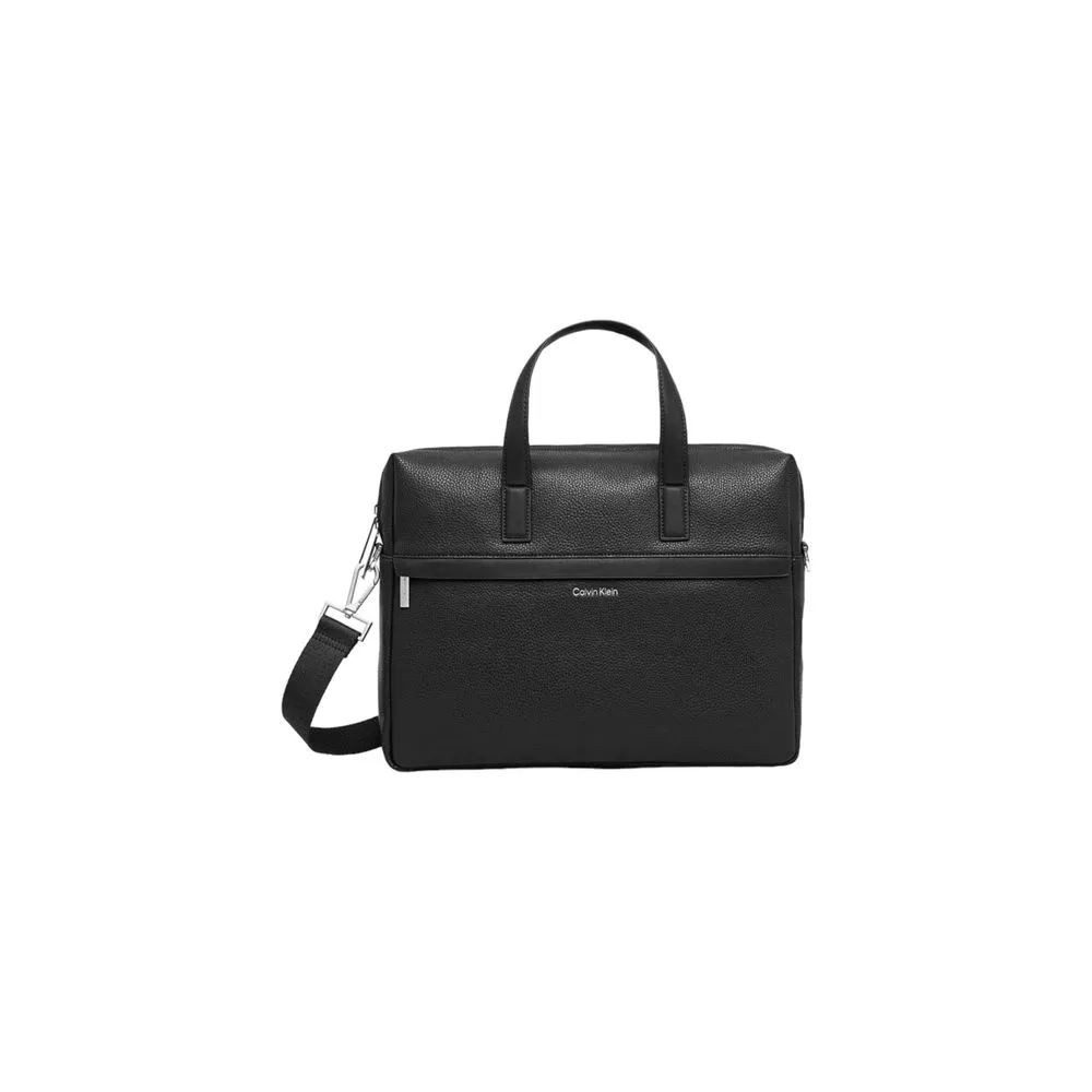 Calvin Klein Men's Black Recycled Polyester Bag