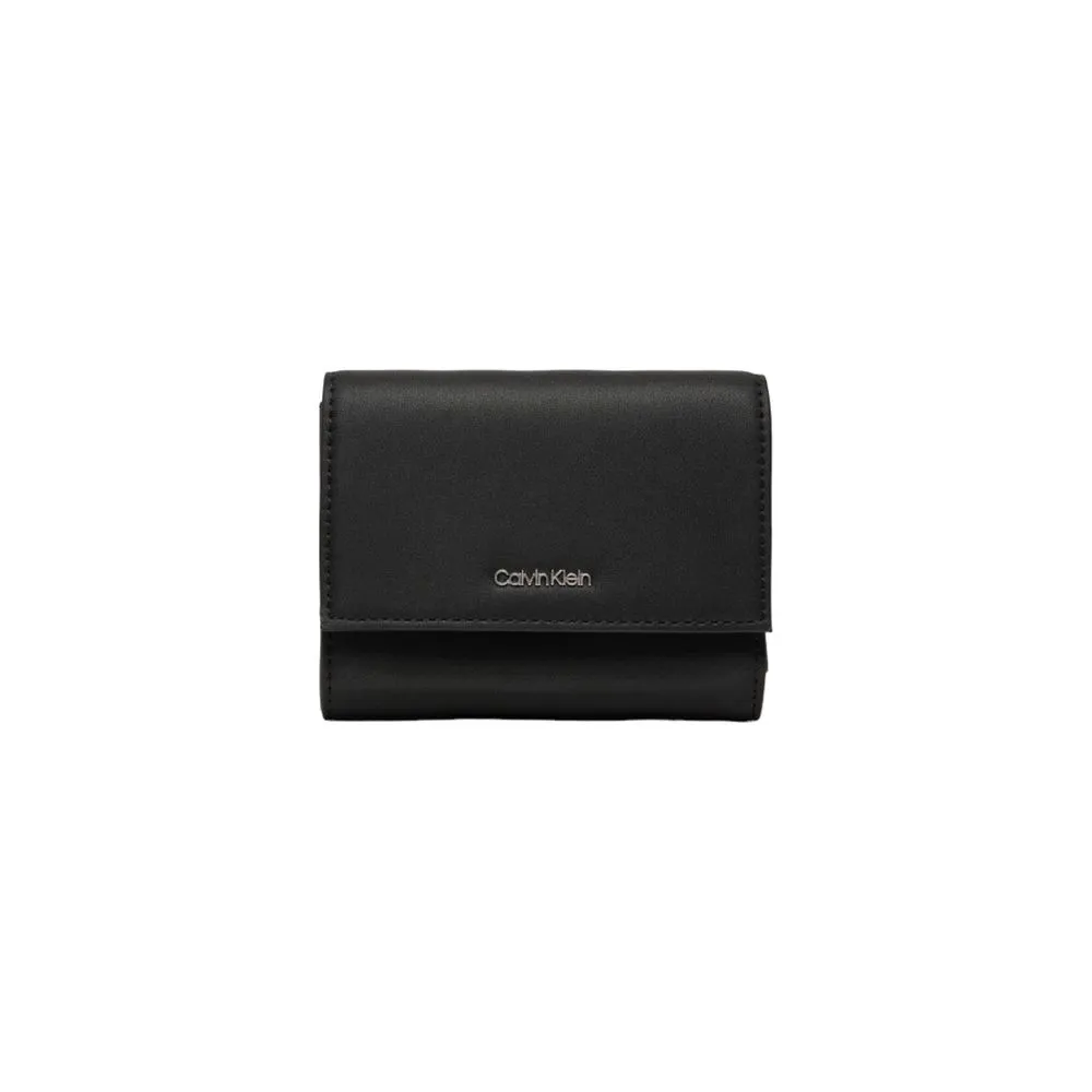 Calvin Klein Men's Black Synthetic Leather Wallet