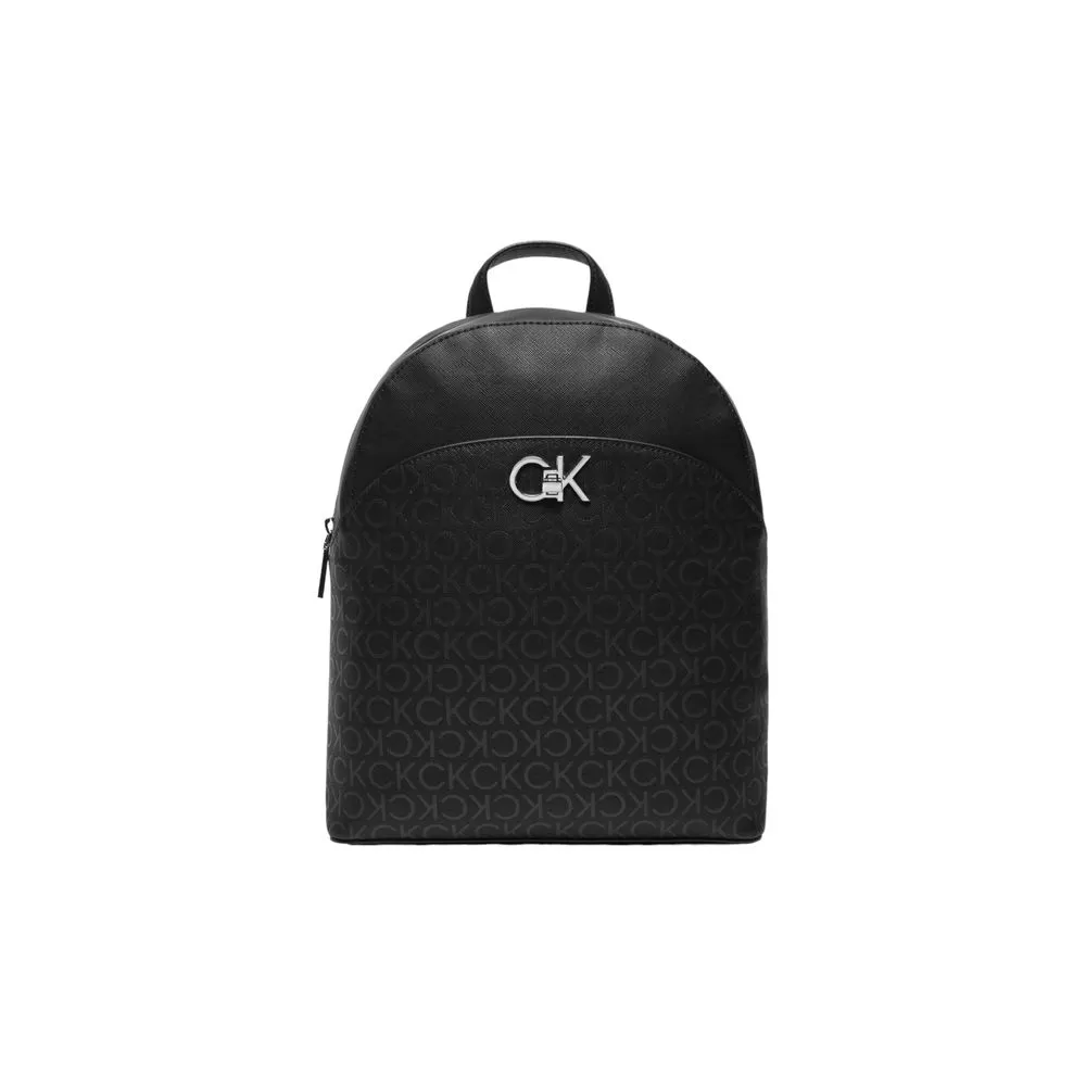 Calvin Klein Women's Black Polyethylene Backpack