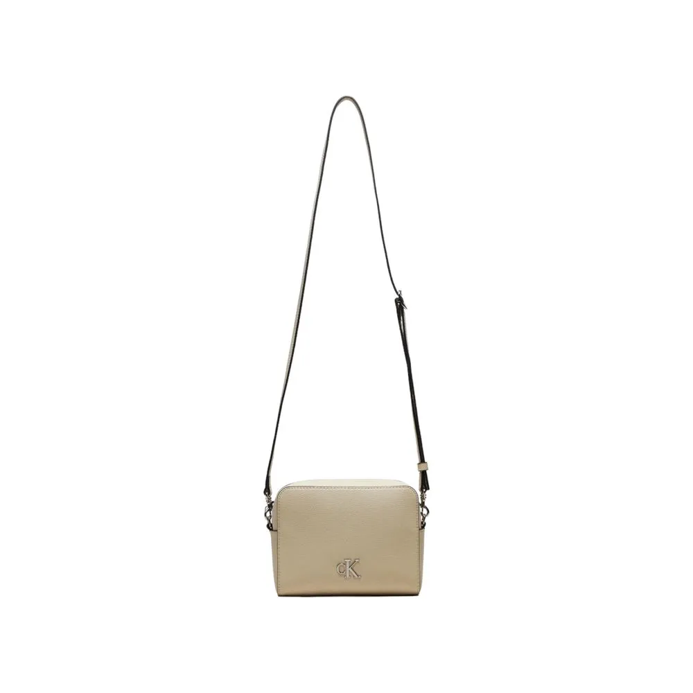 Calvin Klein Jeans Women's Beige Polyethylene Handbag