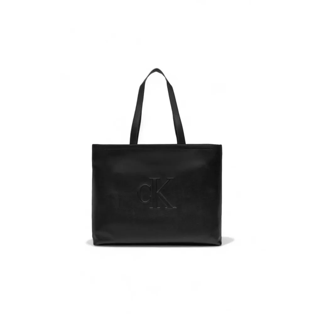 Calvin Klein Jeans Women's Black Polyethylene Handbag