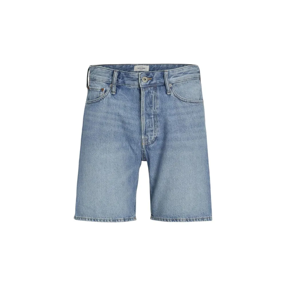 Jack Jones Men's Blue Cotton Short