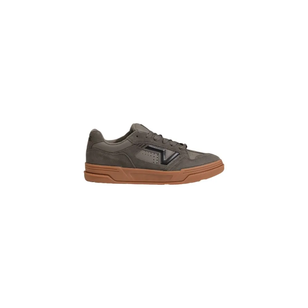 Vans Men's Gray Suede Leather Sneaker