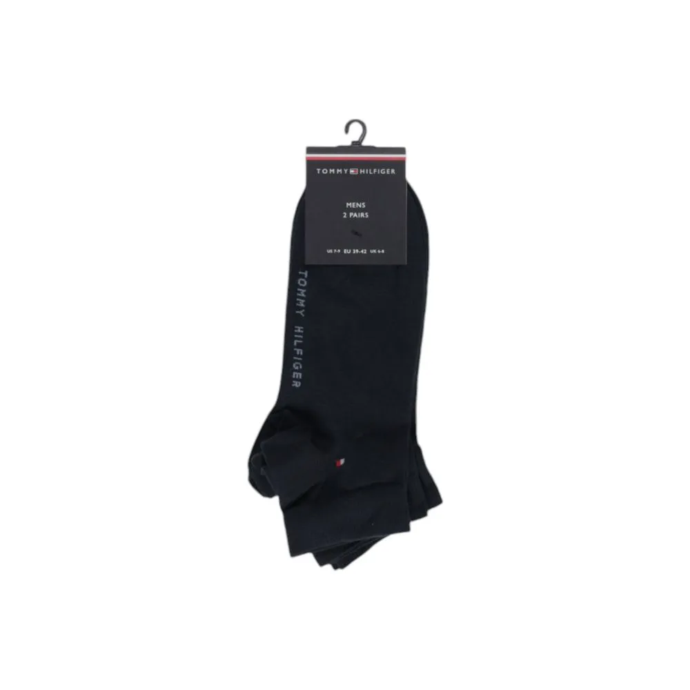 Tommy Hilfiger Men's Black Cotton Sock