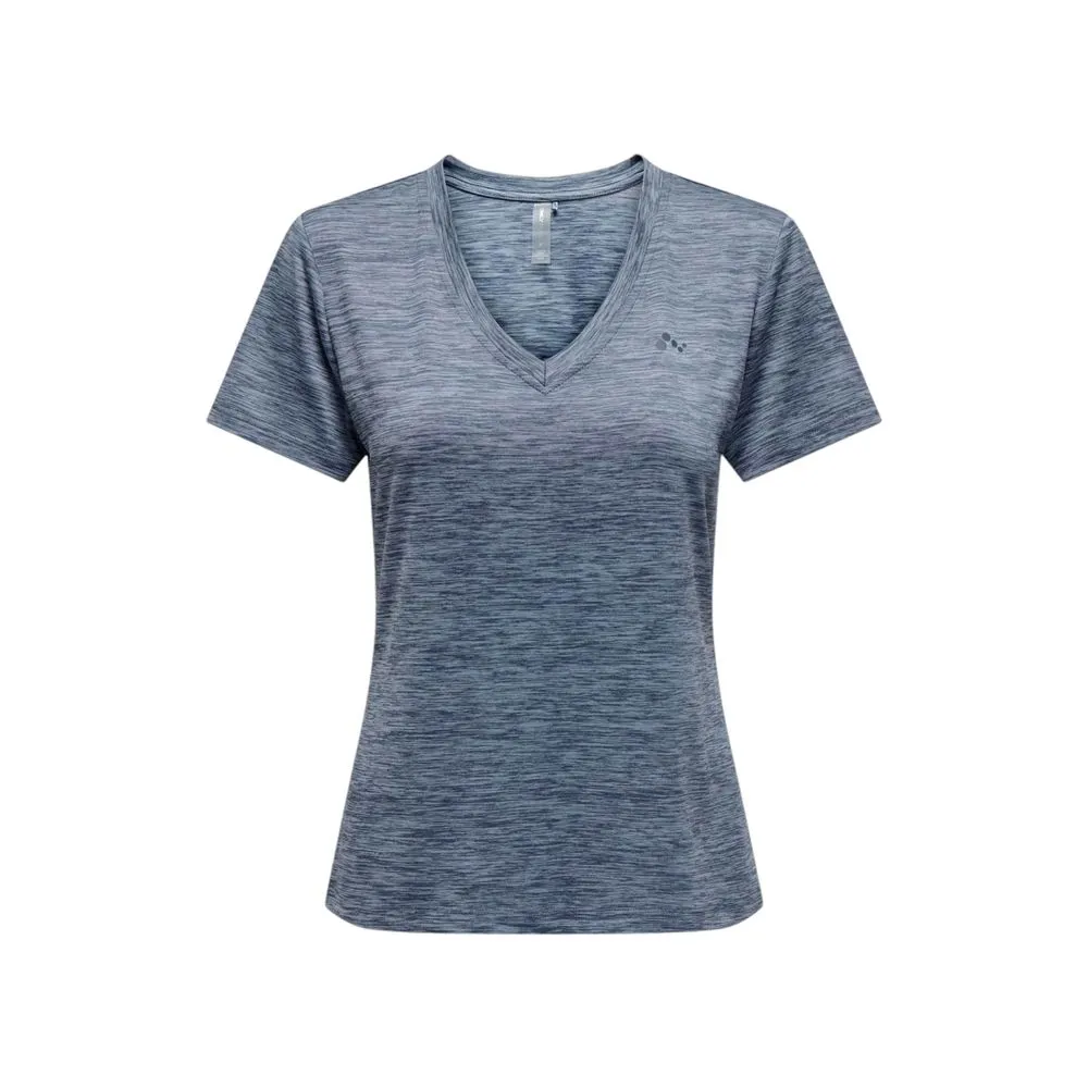 Only Women's Blue Polyester Polyester Tops & T-Shirt