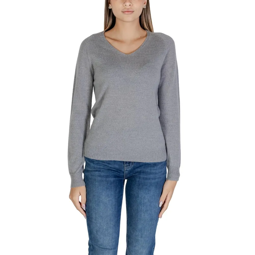 Sandro Ferrone Women's Gray Merino Tops & T-Shirt