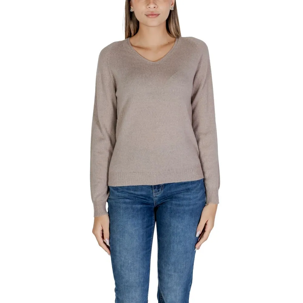 Sandro Ferrone Women's Gray Merino Tops & T-Shirt
