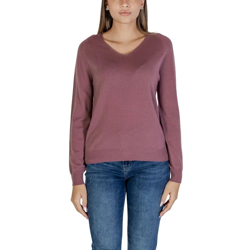 Sandro Ferrone Women's Pink Merino Tops & T-Shirt