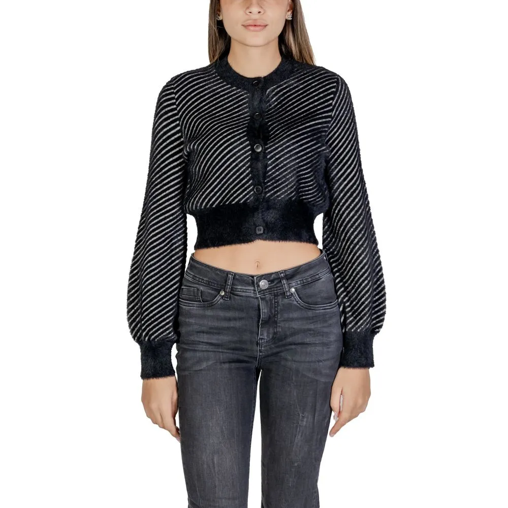 Sandro Ferrone Women's Black Polyamide Cardigan