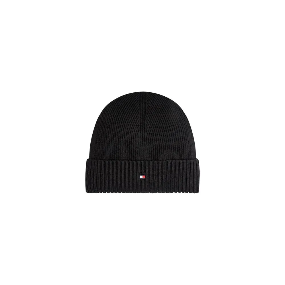 Tommy Hilfiger Men's Black Cotton Hats & Cap
