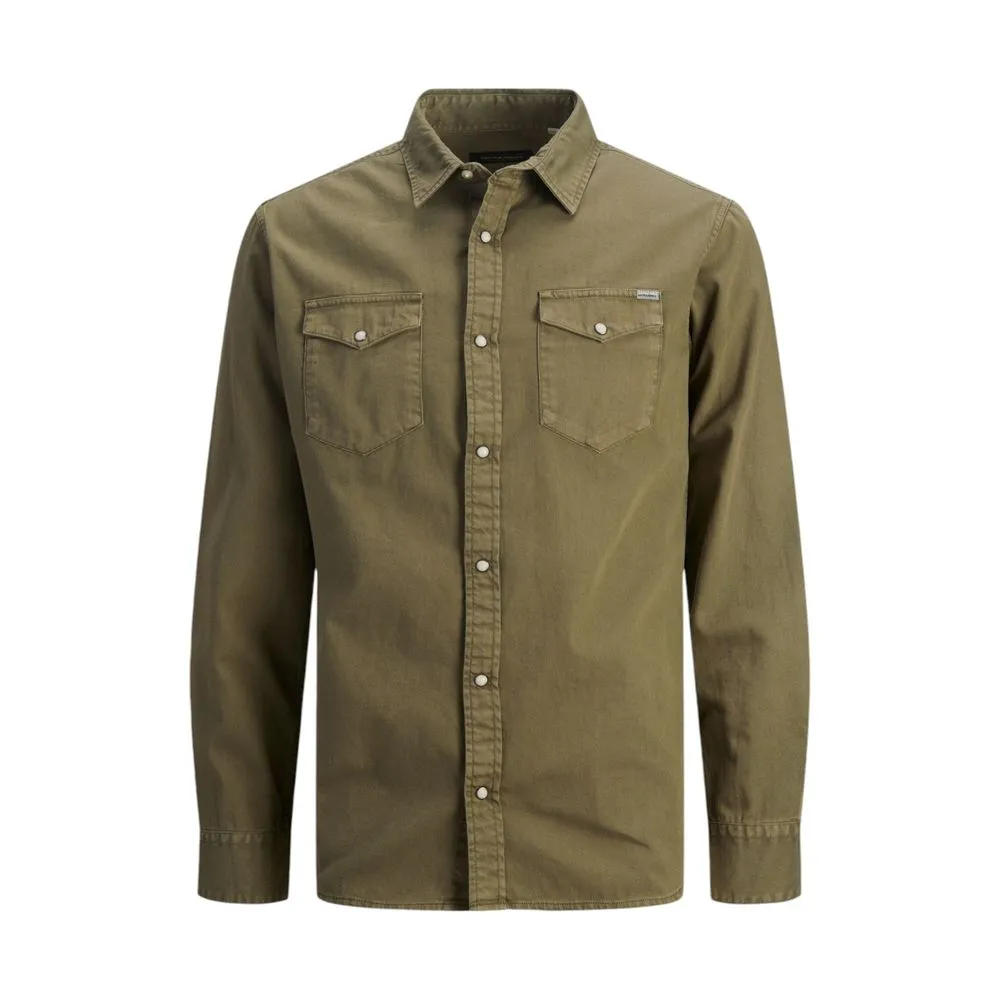 Jack Jones Men's Green Jeans Shirt