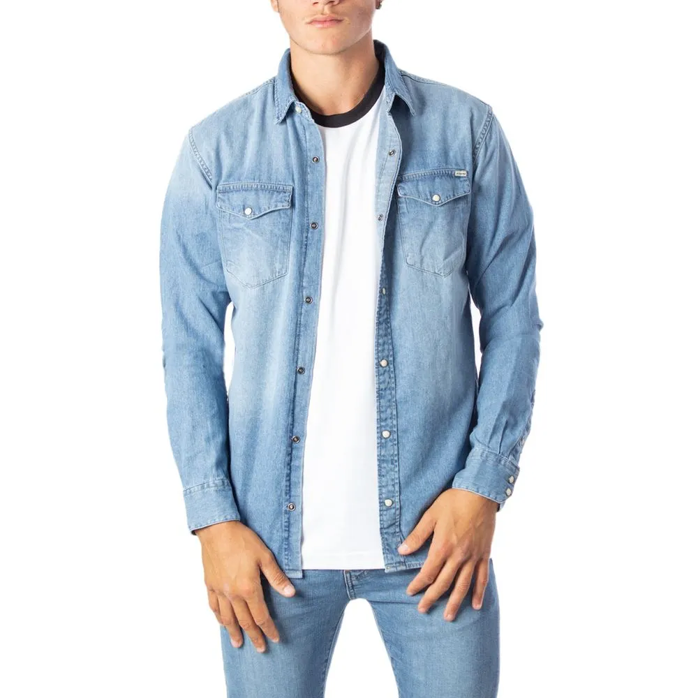 Jack Jones Men's Blue Jeans Shirt