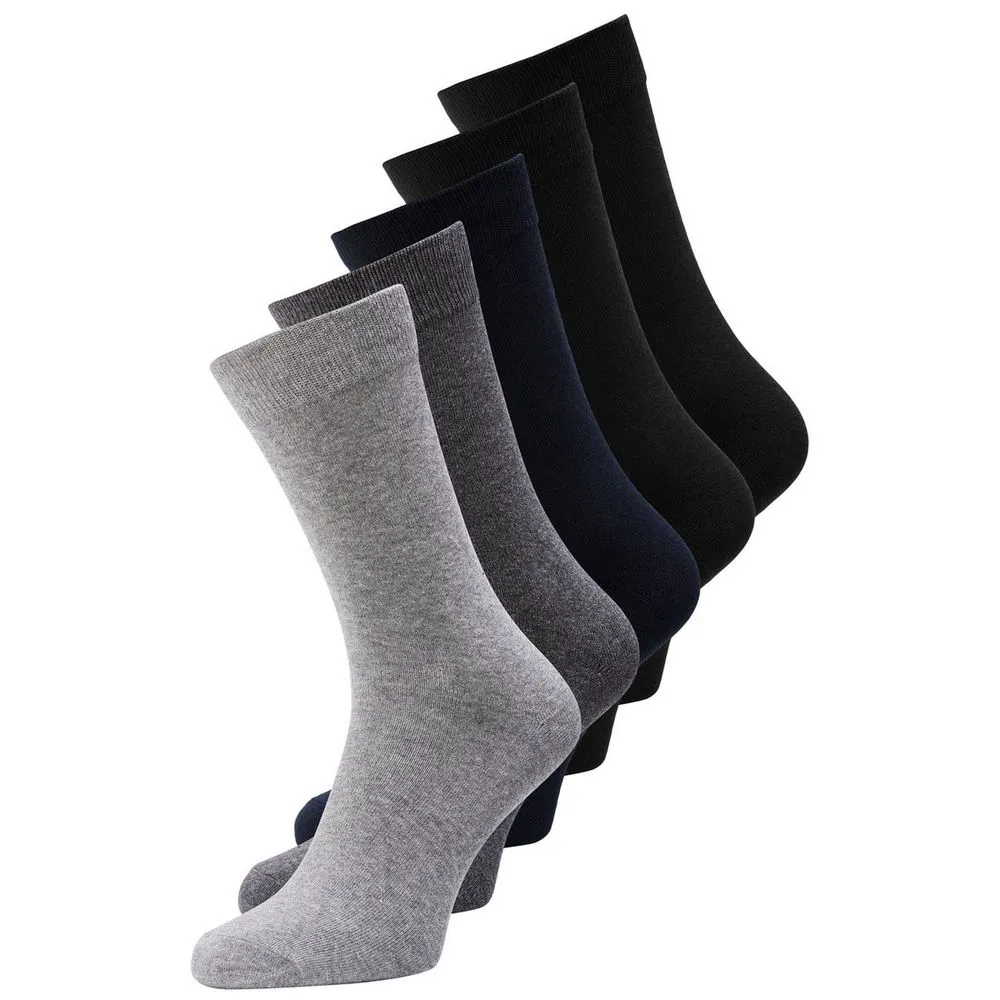 Jack Jones Men's Gray Cotton Sock
