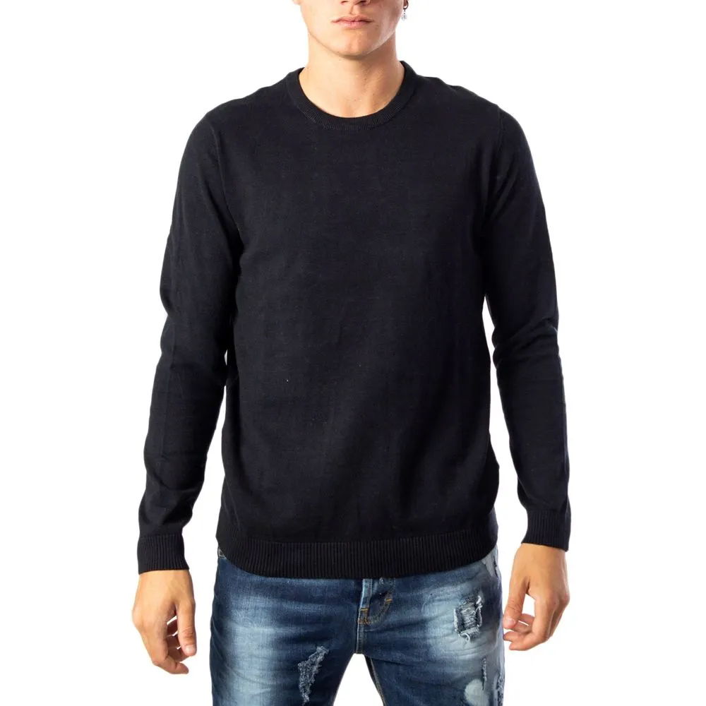 Jack Jones Men's Black Cotton T-Shirt