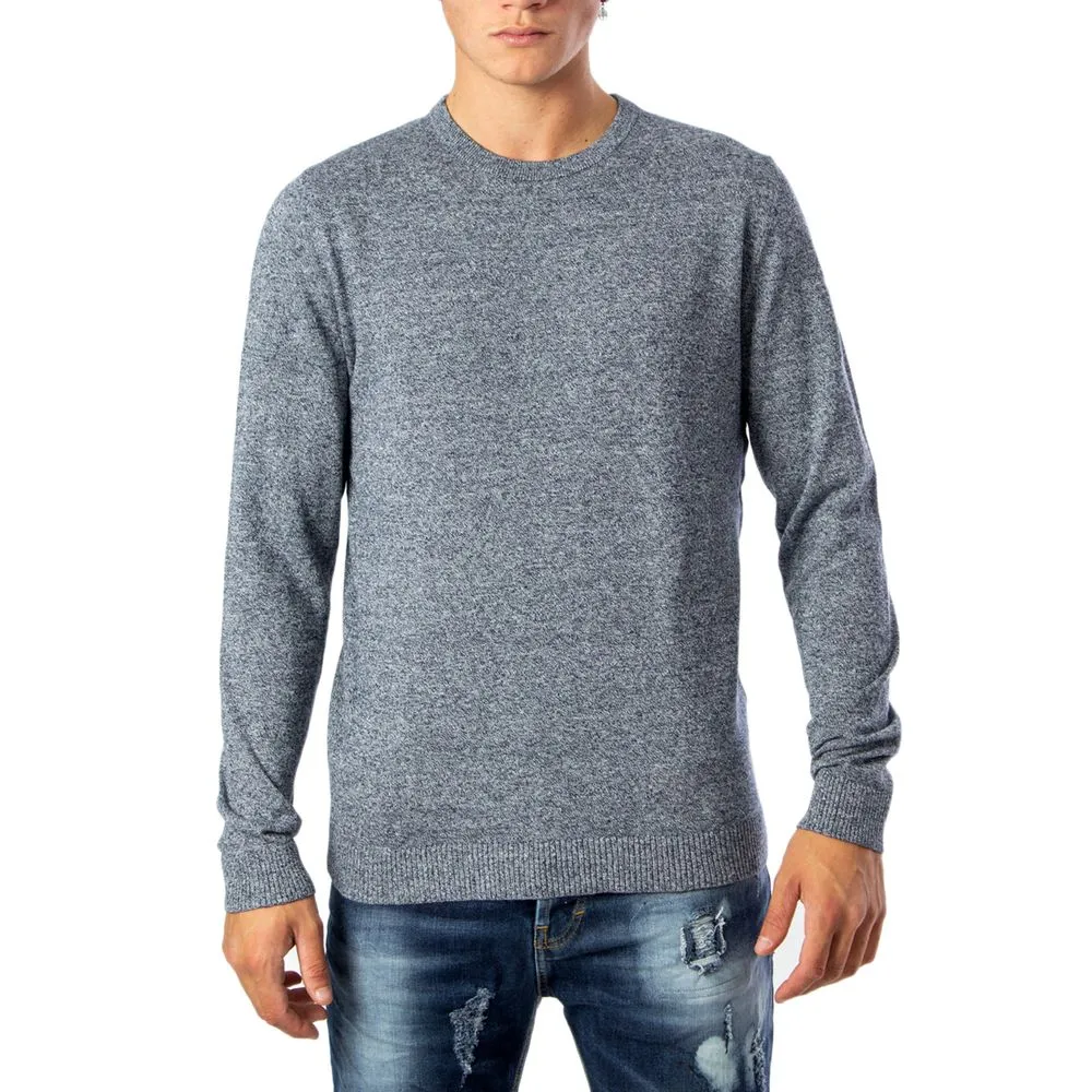 Jack Jones Men's Blue Cotton T-Shirt