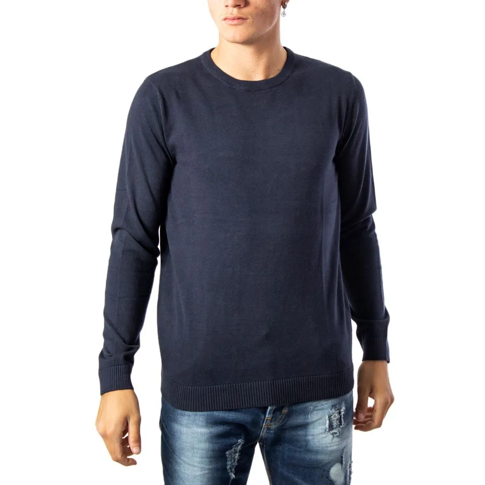 Jack Jones Men's Blue Cotton T-Shirt