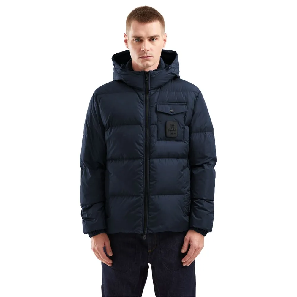 Refrigiwear Men's Blue Nylon Men's Winter Jacket