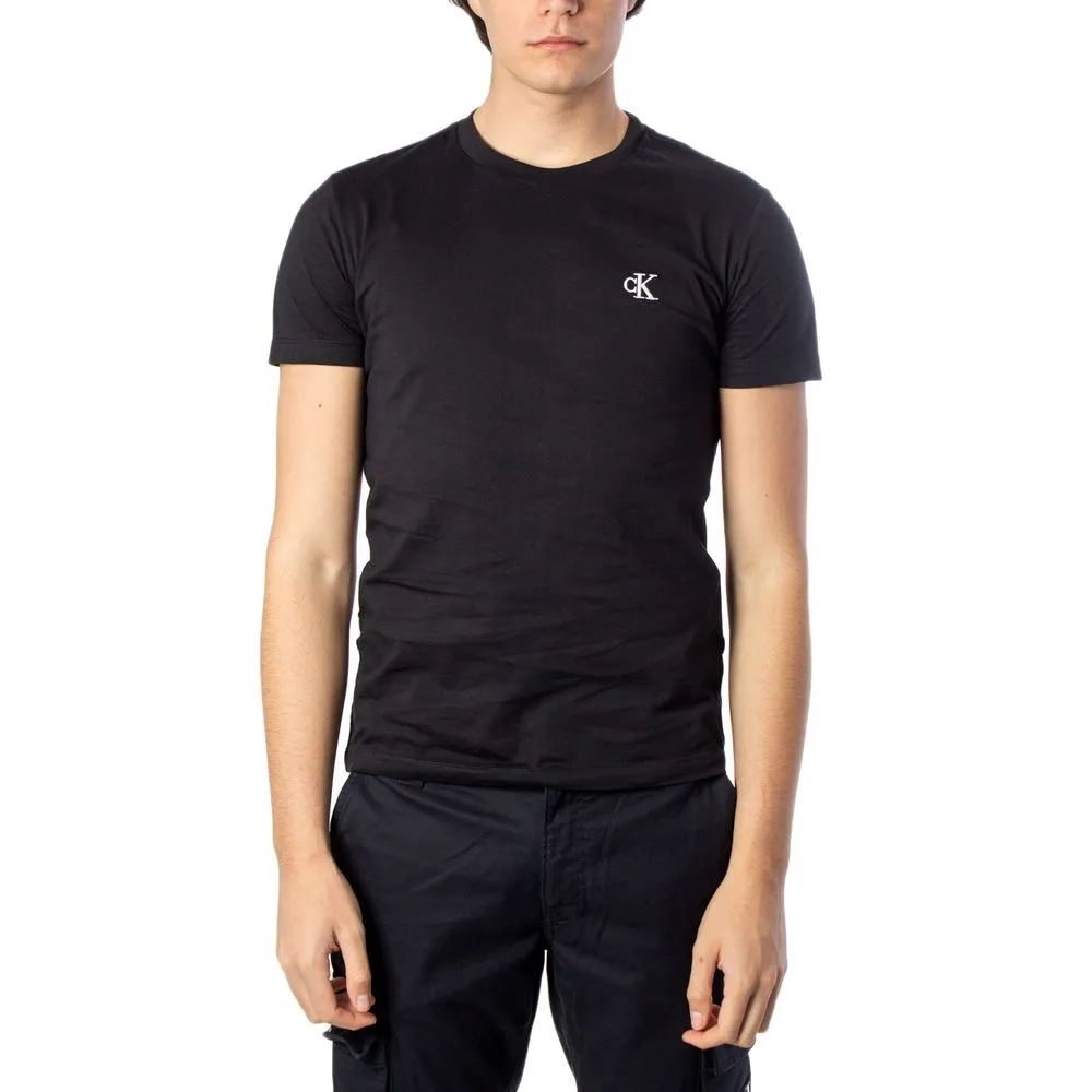 Calvin Klein Jeans Men's Black Cotton T-Shirt
