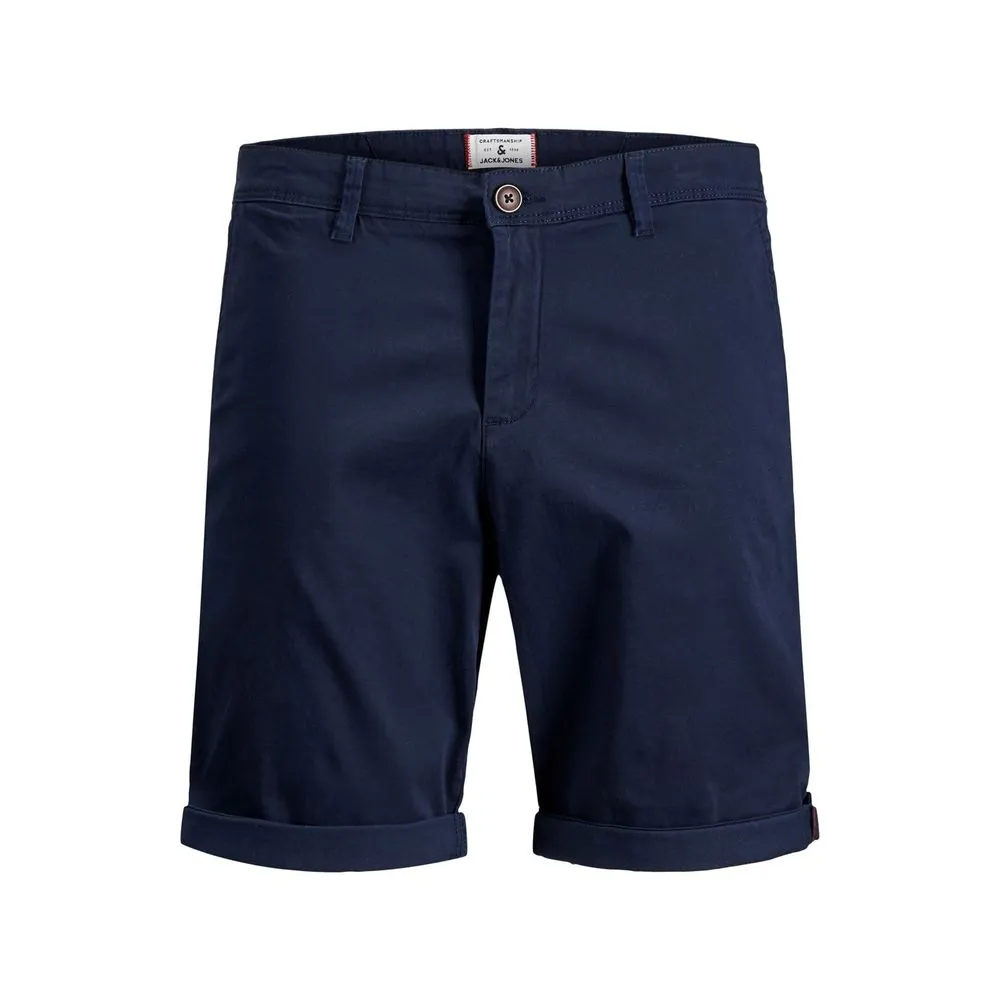 Jack Jones Men's Blue Cotton Short