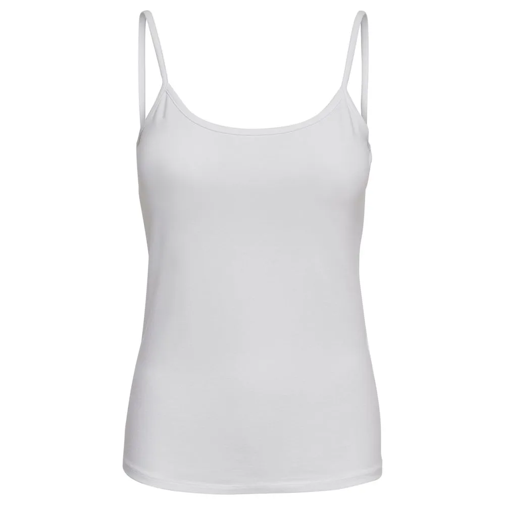 Only Women's White Cotton Tops & T-Shirt