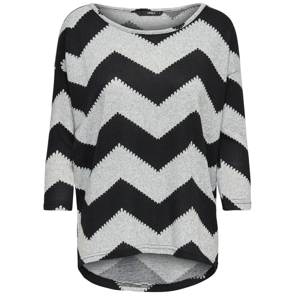 Only Women's Gray Polyester Tops & T-Shirt