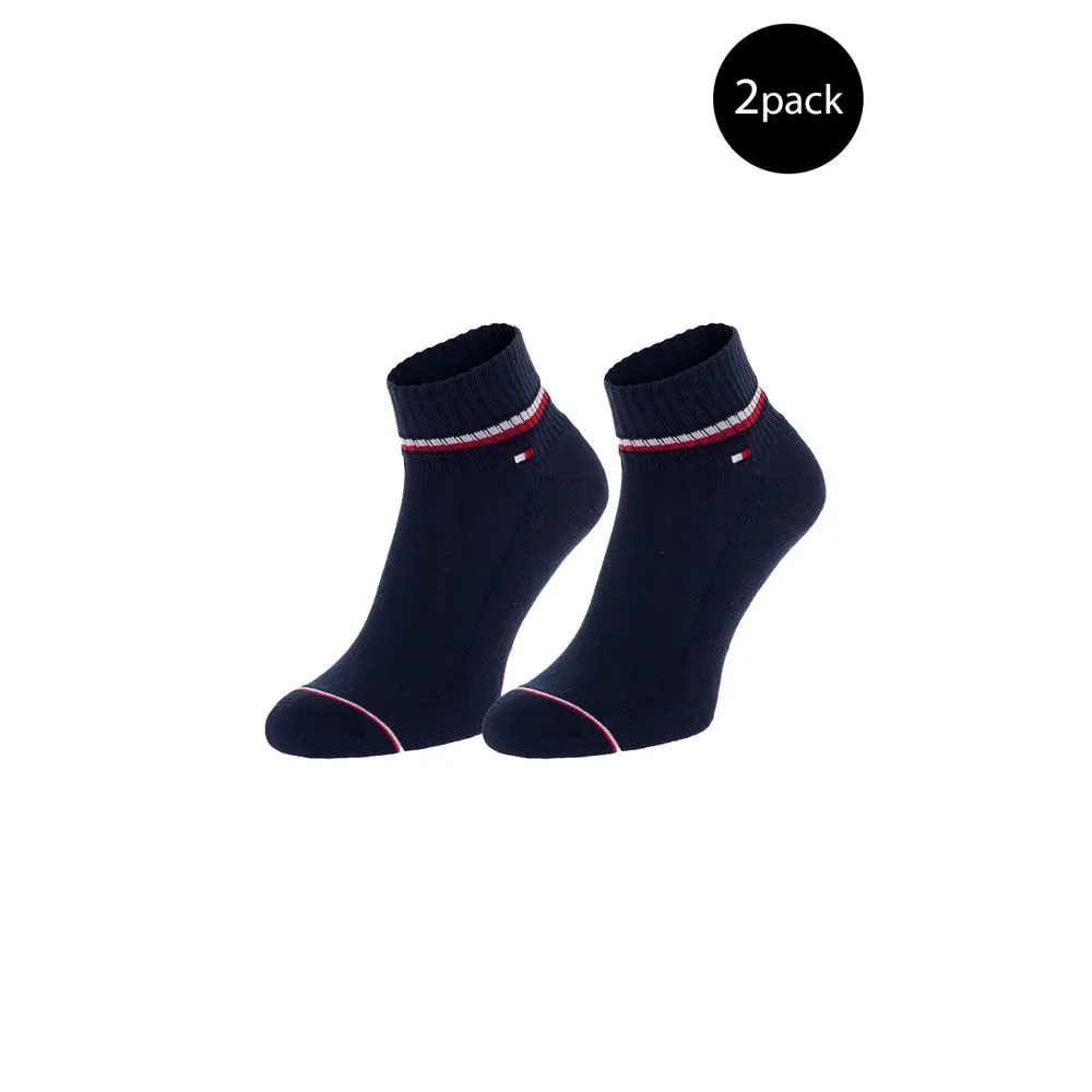 Tommy Hilfiger Men's Blue Cotton Sock