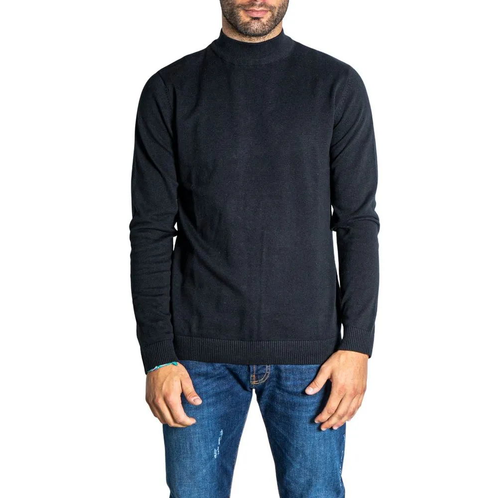 Jack Jones Men's Black Cotton T-Shirt