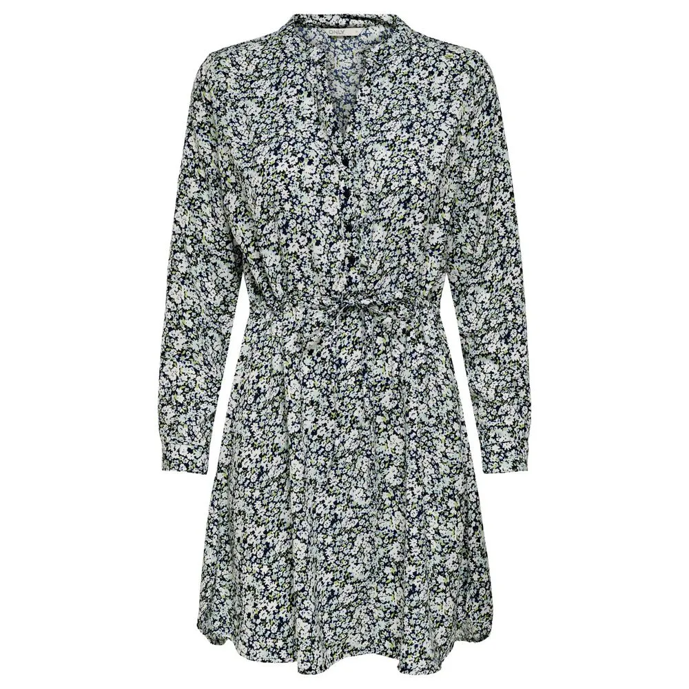 Only Women's Blue Polyester Dress