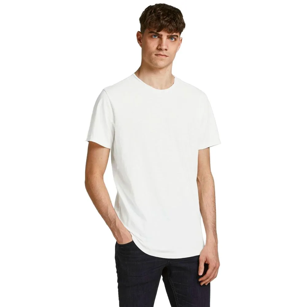 Jack Jones Men's Cream Organic Cotton T-Shirt
